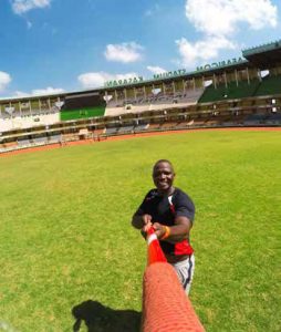 GLADGUTTT: Julius Yego har vært et friskt pust i friidretten. Her under treningsøkt i Kenya. Foto: GoPro