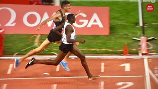 Diamond League: Seier med en sko