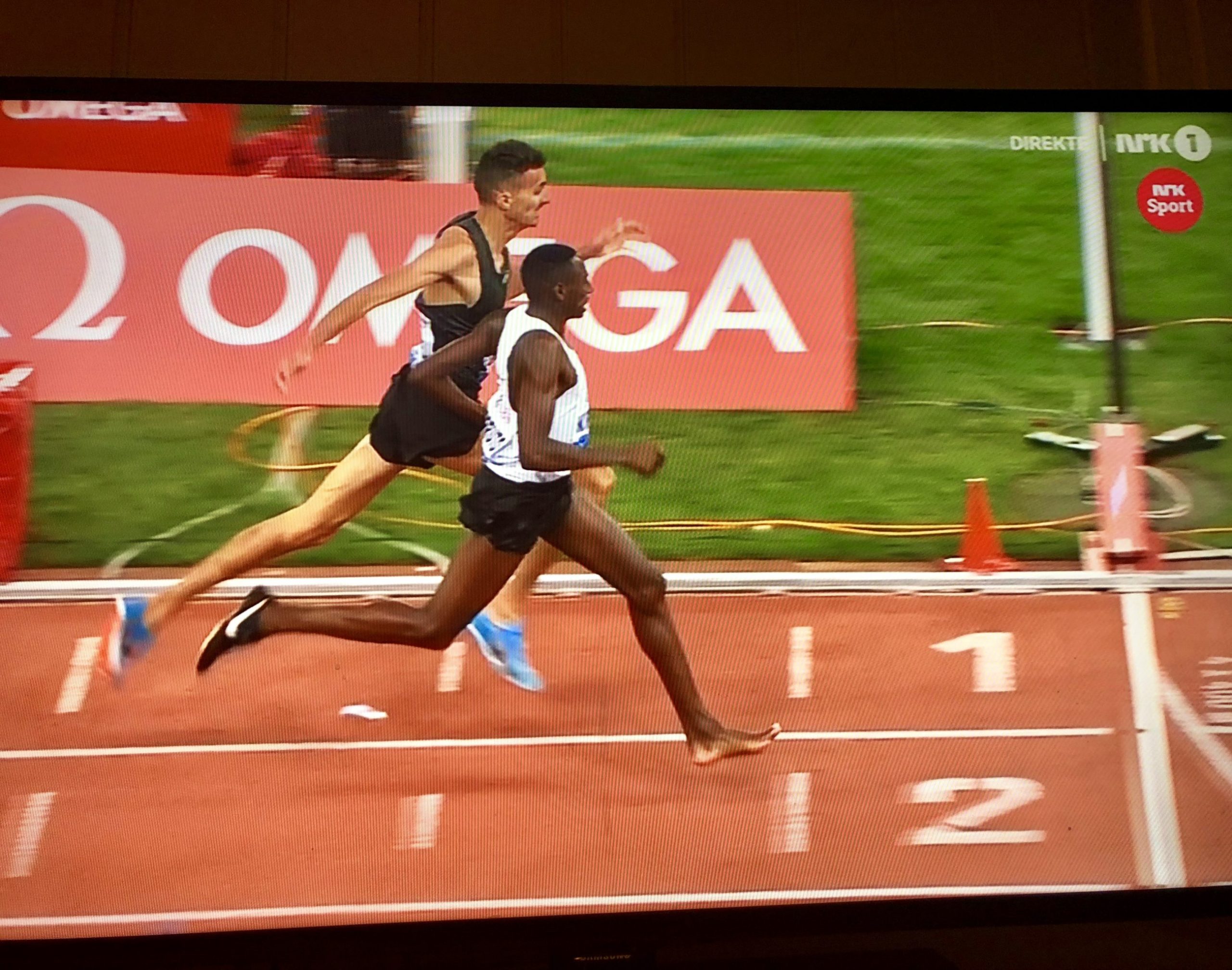 Diamond League: Seier med en sko