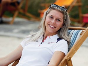 SATSER FOR FULLT: Etter mange tøffe år med skader og frustrasjon har hun likevel ikke gitt opp. Hun satser for fullt mot OL i 2020, og kanskje blir det enda flere år med hoppsko på beina. FOTO: NTB SCANPIX