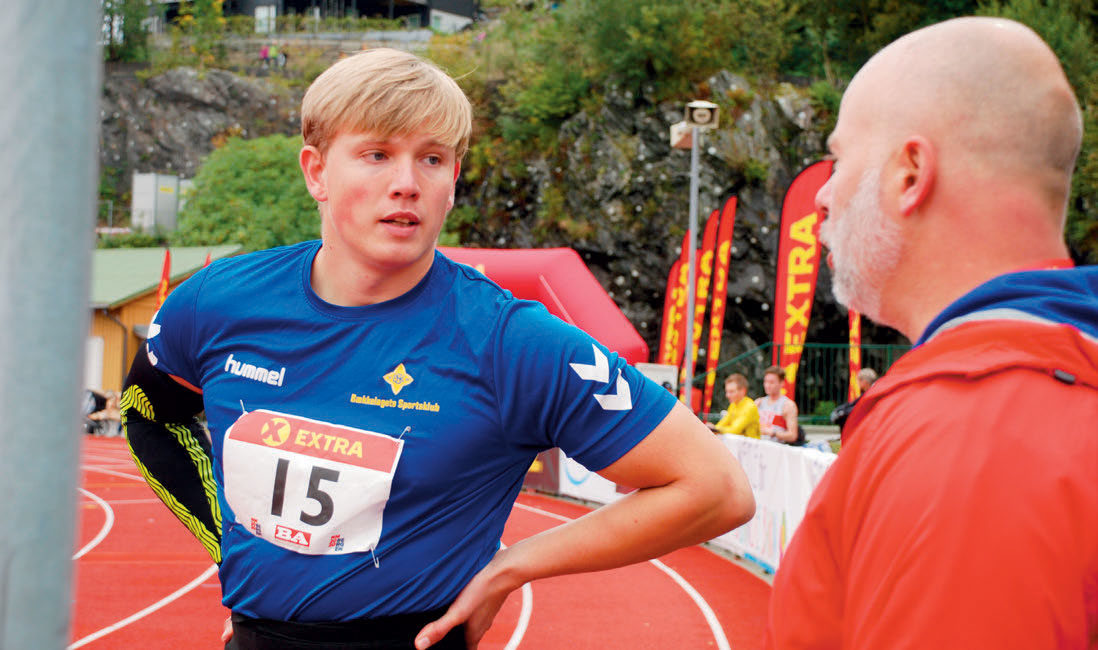 ET SOLID TOSPANN: Kasper Sagen kan ikke få fullrost Åsmund Martinsen som trener. Han på sin side legger ikke skjul på at den ferske norgesmesteren gir ham masse ny motivasjon i trenerrollen.