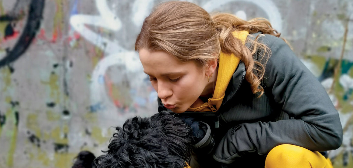 Helene løp så fort at hun fikk hundedrømmen oppfylt