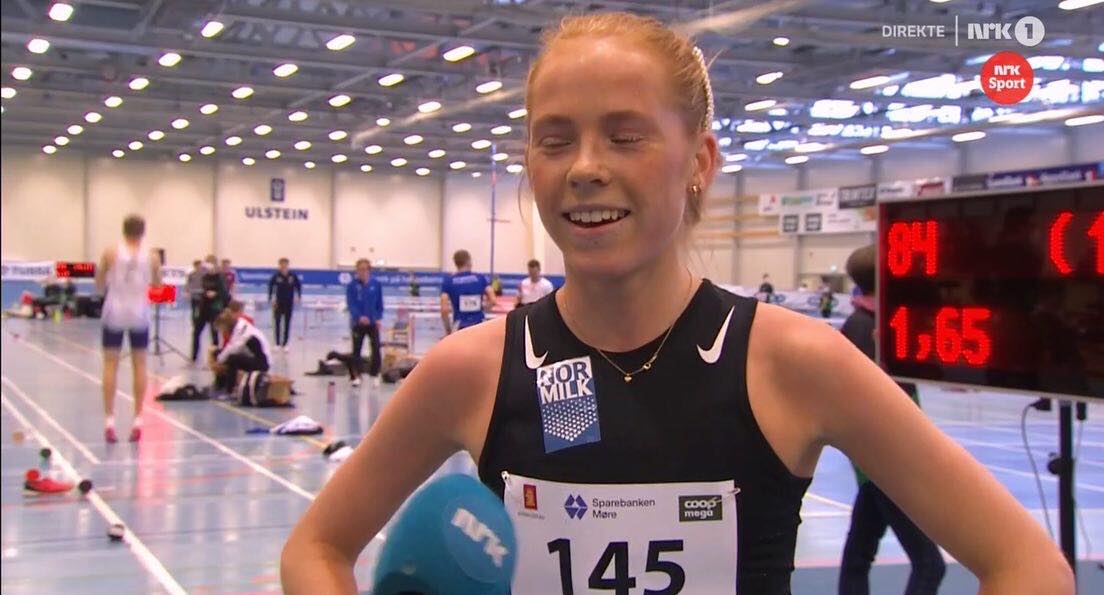 Nordenkampen: Ina Halle Haugen løper for en god plassering